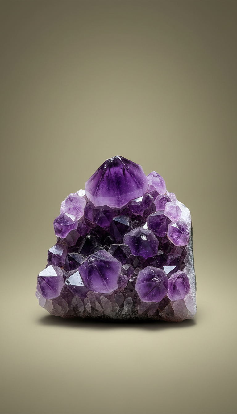 Amethyst Cluster Natural Formation