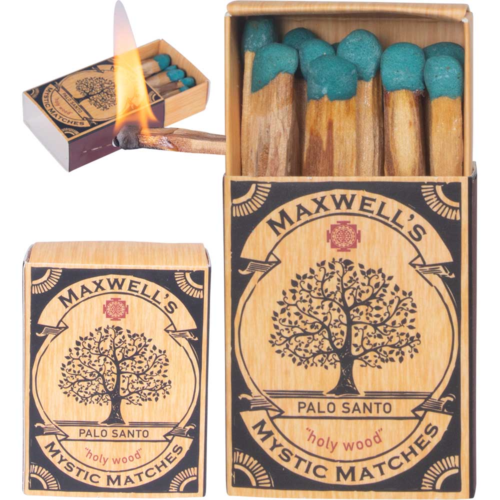 INCENSE MATCHES-MAXWELLS MYSTIC-PALO SANTO (EACH)