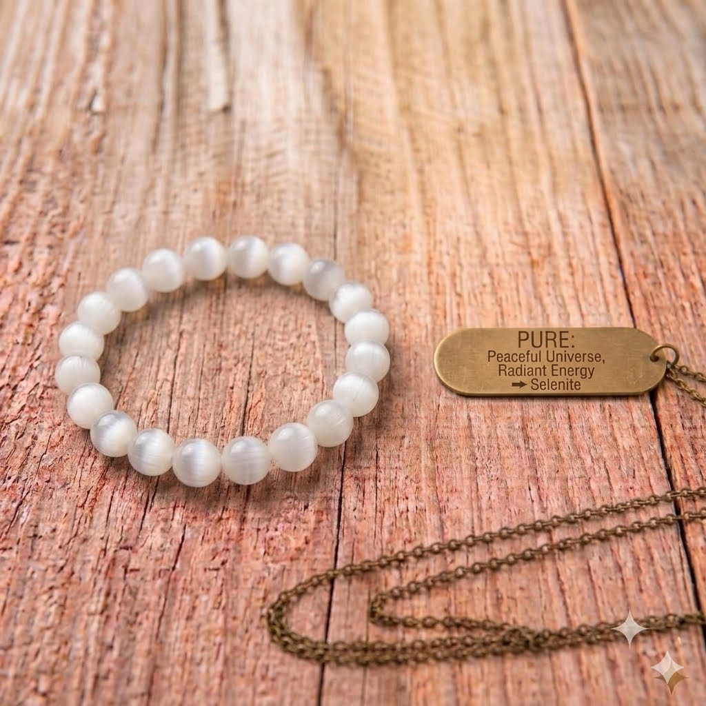 The Selenite Radiance Bracelet