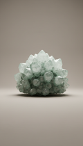 Raw Celadon Mist Crystal Cluster