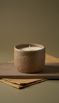 Ritual Candle in Stoneware Vessel