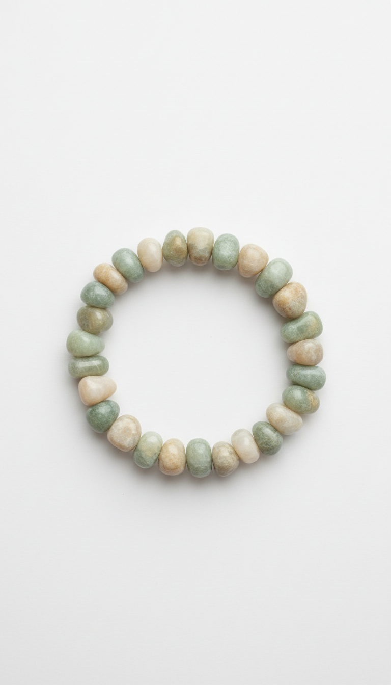 Sage Aura Stone Bracelet