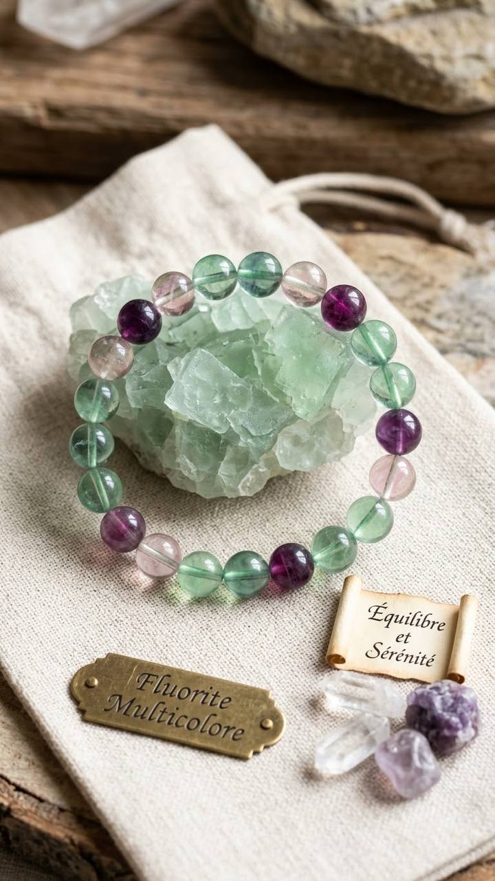 Rainbow Fluorite Bracelet
